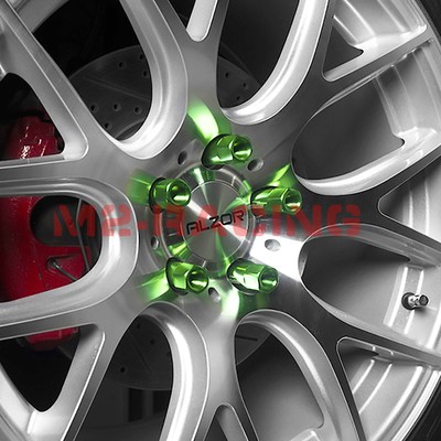 20 Pack Silver Aluminum Tuner Lug Nuts - M12x1.5 Thread, 60mm Open End, Conical Seat 5 thumbnail image