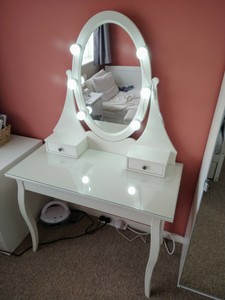 ikea hemnes dressing table grey
