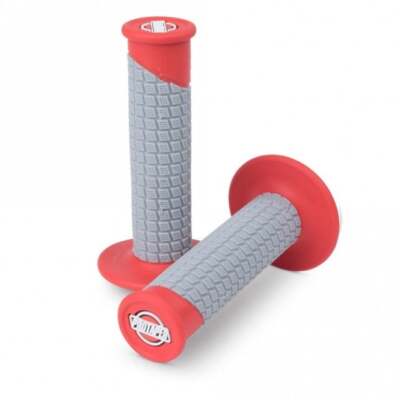 Pro Taper 2T & 4T Pillow Top Clamp-On MX Motocross Griffe (grau/rot)