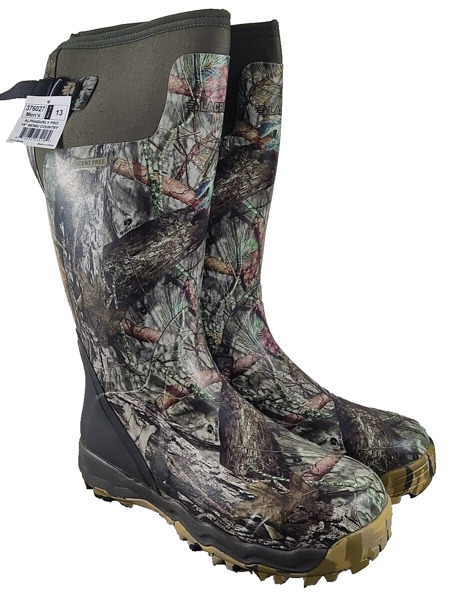 Lacrosse Alphaburly Pro Mens MOBU Rubber 18in Hunting BOOTS  display picture 1