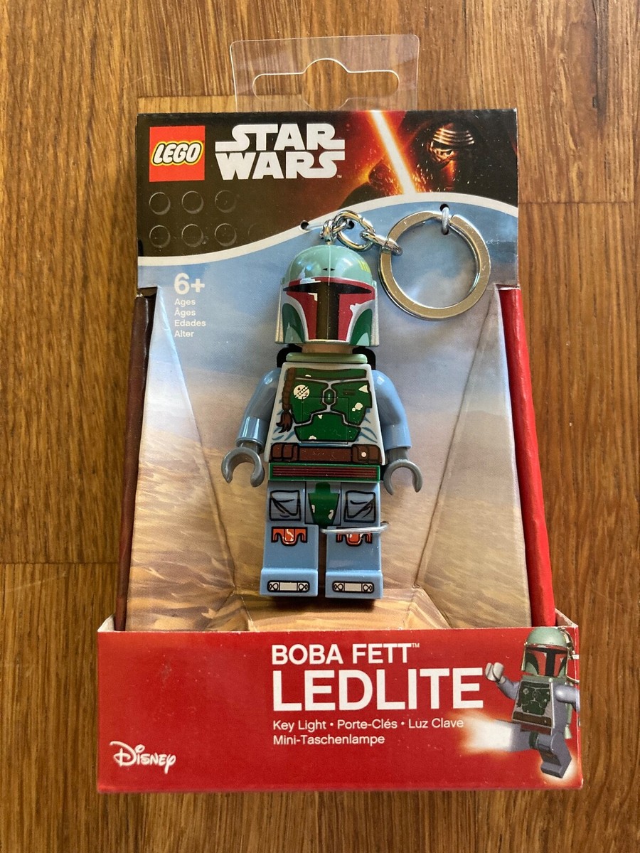 LEGO STAR WARS Boba Fett LED LITE Key Chain Light NEW FREE SHIP