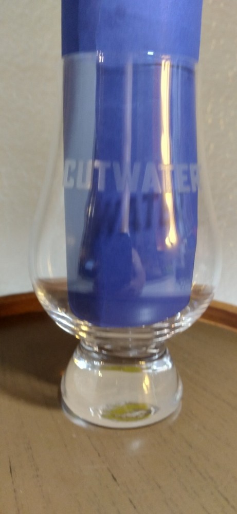 RARE CUTWATER BOURBON WHISKEY GLENCAIRN GLASS