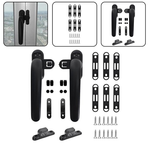Enhanced Safety Aluminum Window Handles for For sliding Windows (Black) - Picture 2 of 9