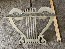 Vintage Brass "Lyre Harp Design" Music Stand 52"