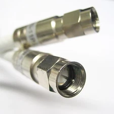 Made in USA RG11 Plenum Coaxial Cable 14AWG w/ Belden PPC Connectors UL ETL CMP