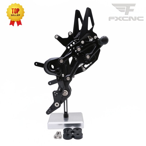 CNC Black Rearsets Foot Pegs Footrests For CFMOTO CF MOTO 450SR CF450SR 450 SR - Picture 18 of 23