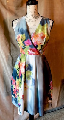 silky cocktail dress