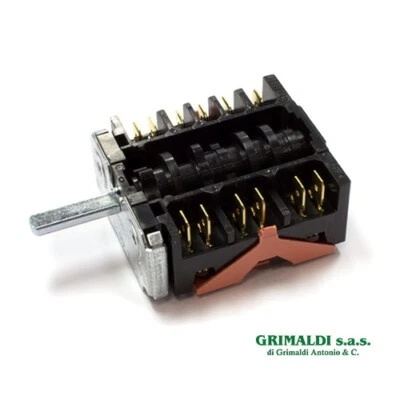 COMMUTATORE SELETTORE 6 POSIZIONI PER FORNO CANDY HOOVER 41003026 42814656