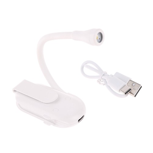 Mini LED Eye Protection Book Night Light Adjustable Clip 360° Flip Study Lamp