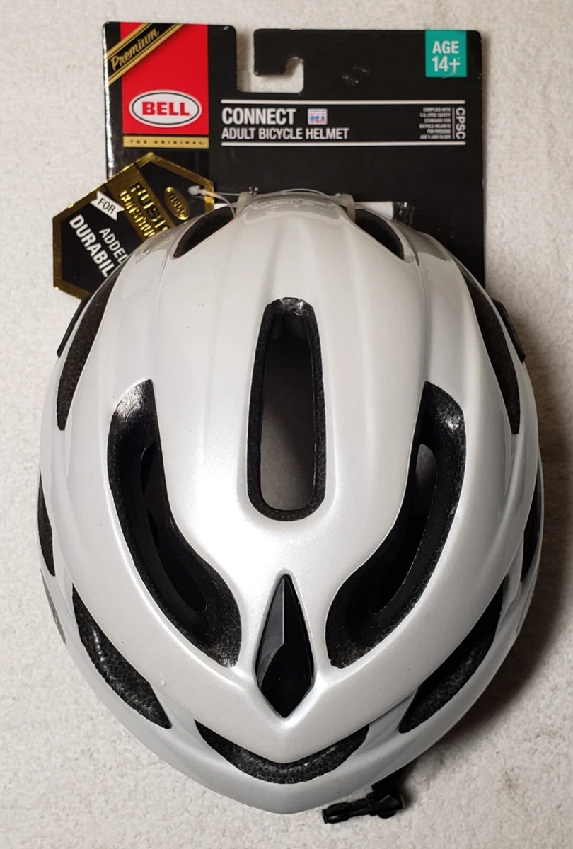 NEW Bell Connect Adult Bicycle Helmet Ages 14 54 61 cm White