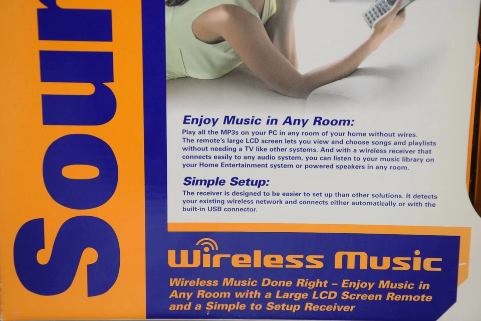 Creative Sound Blaster Wireless Music Player w RF Remote PD0390 Collectible Neww - Image 3 of 4