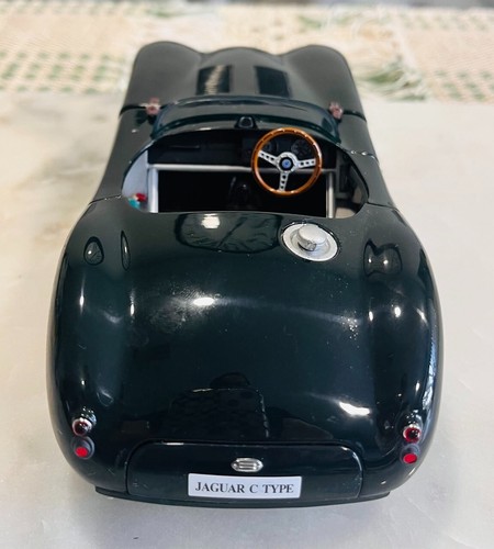 1951 Jaguar 120 C 1/18 Model Car Nice Heavy Diecast Racing Green Rare Autoart - Picture 8 of 15