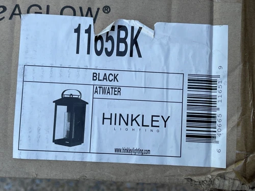Hinkley Lighting 1165-BK Atwater 1 Light 20.5" Tall Coastal - Black 4909 - Picture 7 of 8