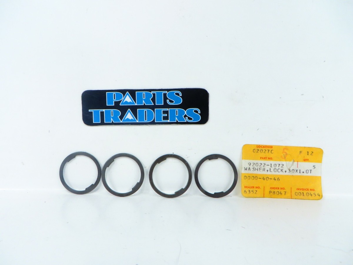 NOS Genuine Kawasaki Transmission Lock Washer Set Of 4 30X1.0 454