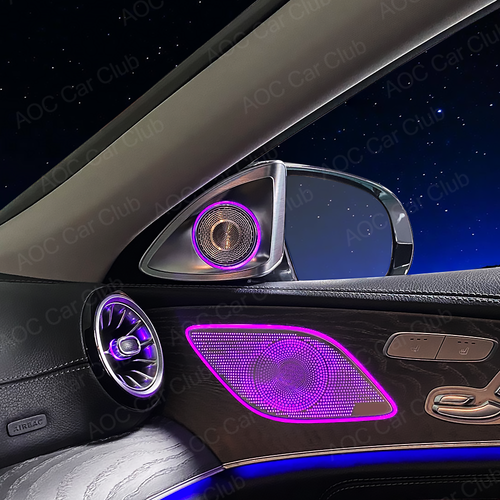 Altavoz tweeter 4D para Mercedes Benz clase CLS W257 C257 64 colores luz ambiental - Imagen 5 de 12