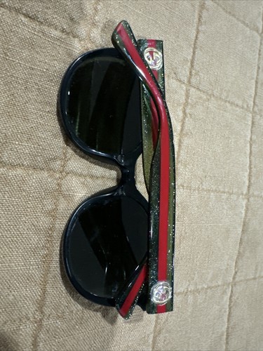 Gucci Sherry Line G Logo Sunglasses 0620-8 Women Ladies Casual Used from Japan