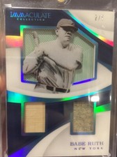 BABE RUTH 2017 IMMACULATE 