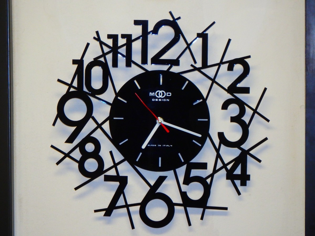 Arti e Mestieri Ziggurat Square Wall Clock - Made in Italy Time For a Clock - Ti