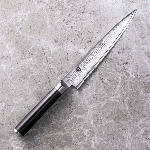 KAI Shun Classic Petty wave blade 150mm DM0722 Stainless Steel Damascus Pattern - Picture 2 of 5