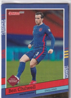 Panini Road Qatar 2021-22 Donruss - Tribute No. 1 Ben Chilwell Press Proof