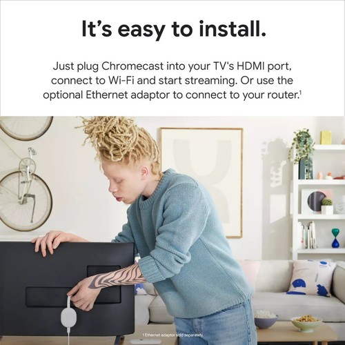 Google Chromecast with Google TV - 4K - Sunrise - AUS Version - Picture 5 of 8
