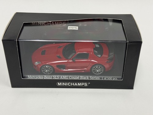 1/43 Minichamps Mercedes benz SLS AMG Black Series 2013 Red 437 033021 BK105 - Picture 6 of 7