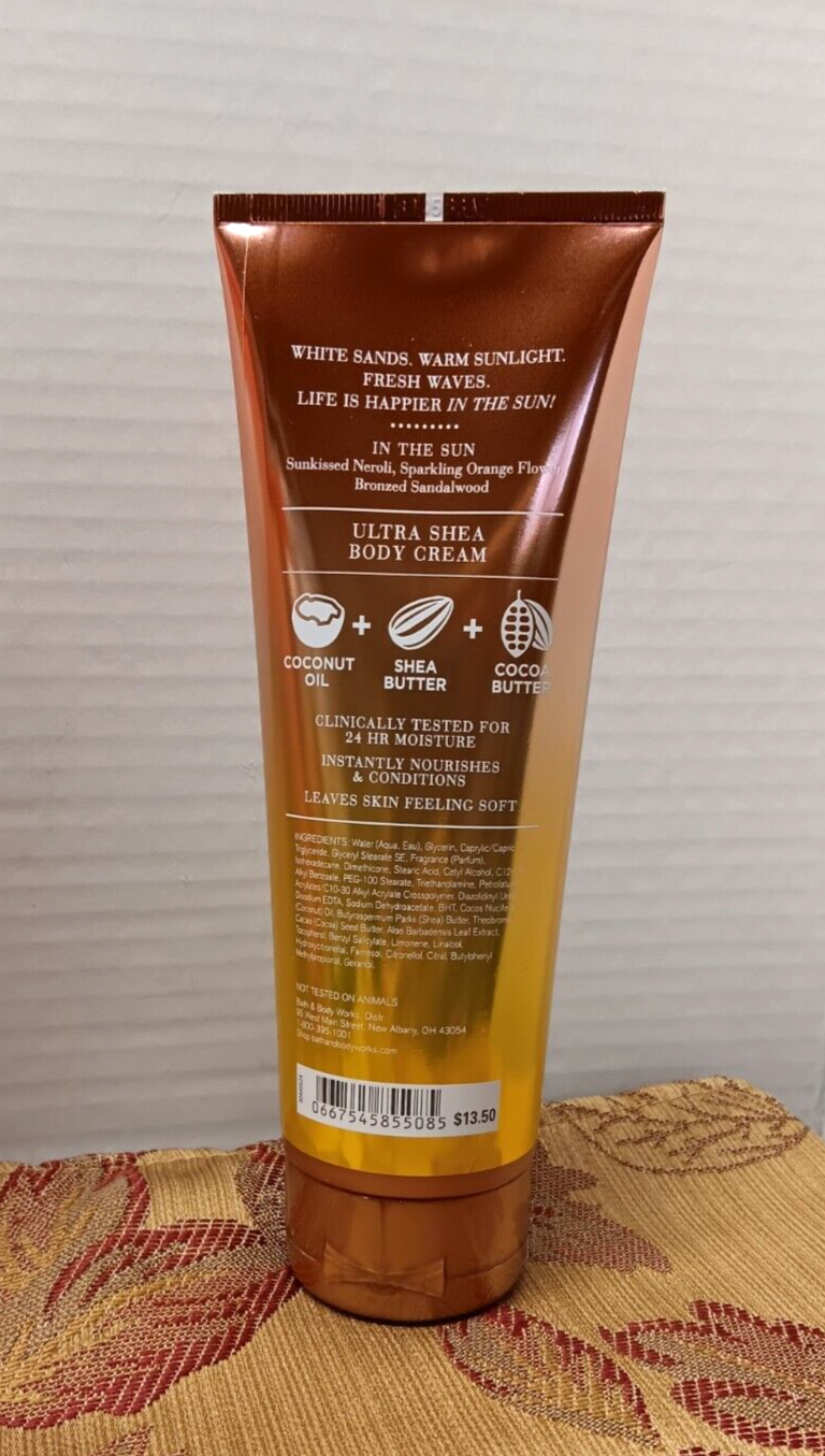 New Bath Body Works IN THE SUN Body Cream 8fl.oz. eBay