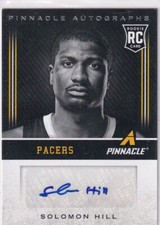 2013-14 Panini Pinnacle NBA No. 177 Solomon Hill Rookie Auto