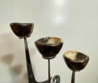 Fine Judaica Candelabra Brutalist Judaism Mid Century Modern — photo 7