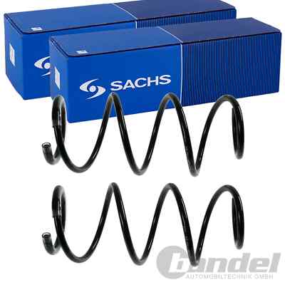 2X SACHS FAHRWERKSFEDERN VORNE PASSEND FÜR RENAULT CLIO MODUS LINKS+RECHTS