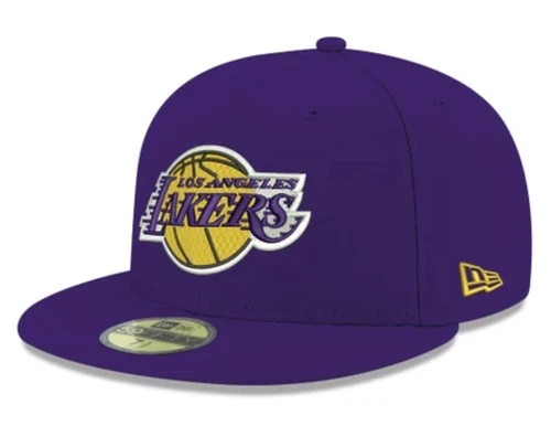 New Era Los Angeles Lakers Team Color 59Fifty Fitted Hat Size 7 1/4 Brand New