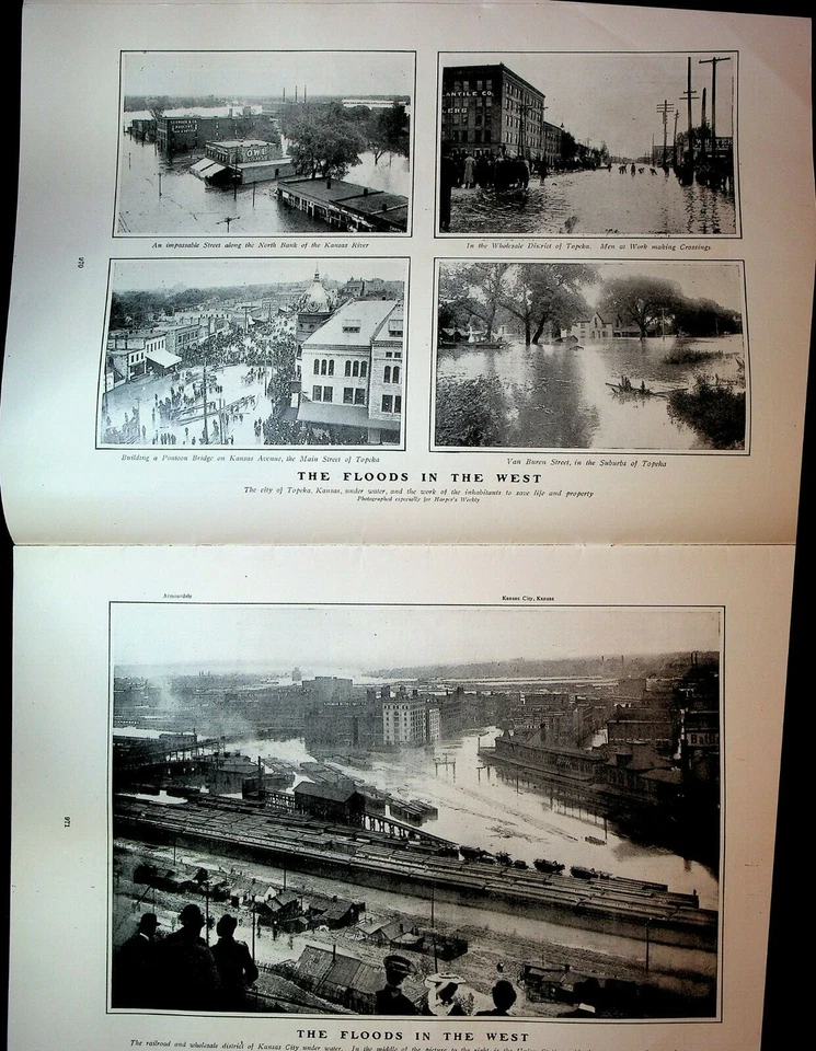 Harper's Weekly June 13 1903 Georgia Tornado Western Floods Lillian Blauvelt - Image 2 of 4