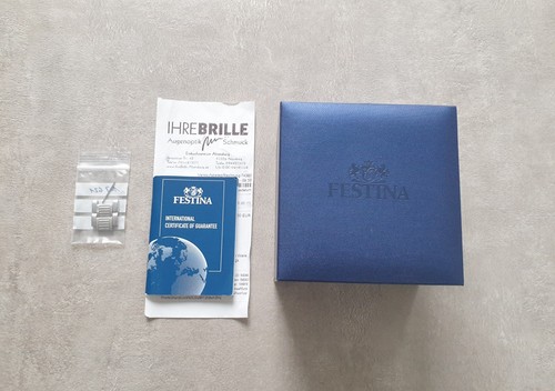 Festina Uhr Chrono Bike F20352 2 Edelstahl Blau Chronograph Special Edition TOP! - Bild 5 von 15
