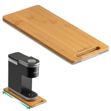 ANBOXIT Bamboo Appliance Slider, Sliding Tray for Kitchen Appliances
