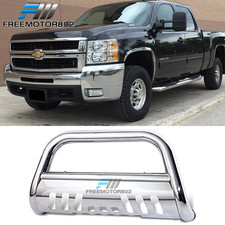 Fits 07-10 Chevy Silverado 2500hd 3500hd Bull Bar Front Bumper Brush Push Grill