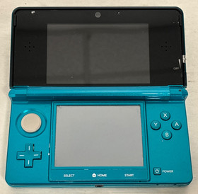 Nintendo 3DS Aqua Blue - In Original Box W/ Stylus, Charger, Accessories