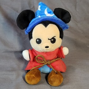 5" Sorcerer Mickey Mouse Disney Parks Wishables Plush Fantasmic Limited Release