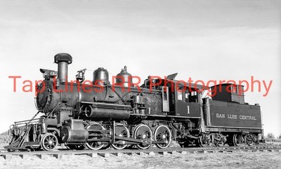 San Luis Central #1 Monte Vista CO 6-3-1940 Kindig 2-8-0 Baldwin Neu 8x10 Foto