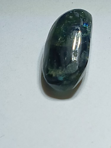 NATURAL AUSTRALIAN UNCUT BLUE/GREEN/YELLOW SAPPHIRE, SKIN POLLISHED , 6.5ct. - Picture 17 of 18