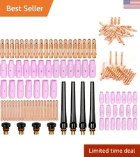 68pcs TIG Welding Torch Accessory Kit - Fits Lincoln, Miller, Weldcraft Torches
