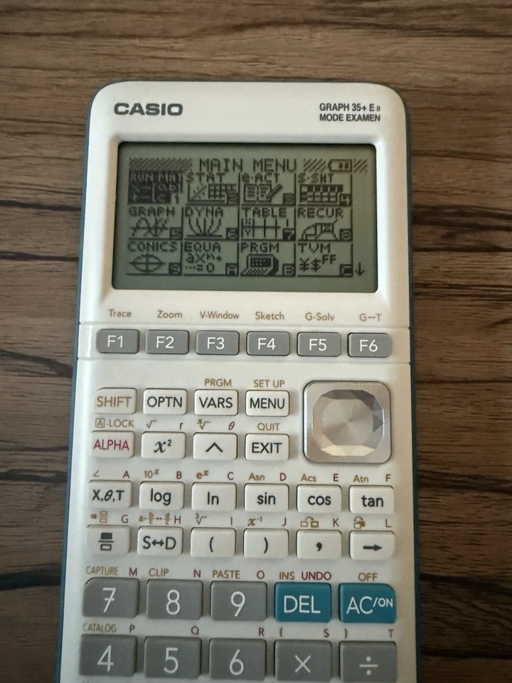 Calculatrice Casio Graph 35+E II mode examen , fonctionnelle . - Photo 3/4