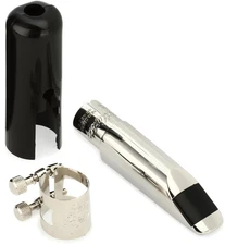 Berg Larsen Stainless Steel Alto Saxophone Mouthpiece - 110/2