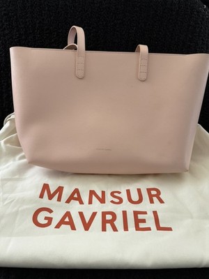 Mansur Gavriel Blush Pink Saffiano Leather Tote w/ Dust bag