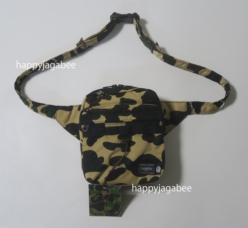 * A BATHNIG APE Men's Goods BAPE x PORTER 1ST CAMO BODY BAG 1L73190903 - Picture 8 of 22
