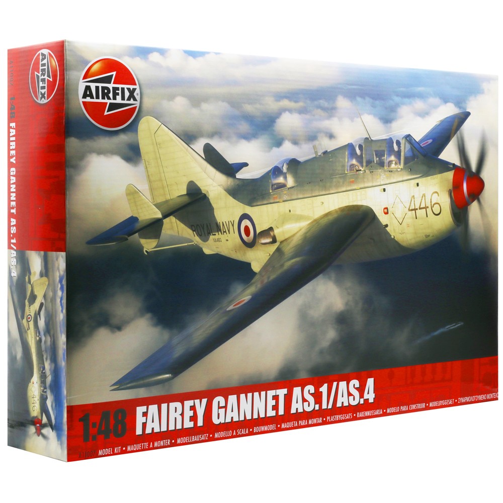 Airfix Fairey Gannet AS.1/AS.4 1:48 Scale Military Aircraft Model Kit A11007