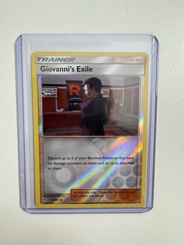 Pokemon TCG Giovanni’s Exile 57/68 Reverse Holo Hidden Fates