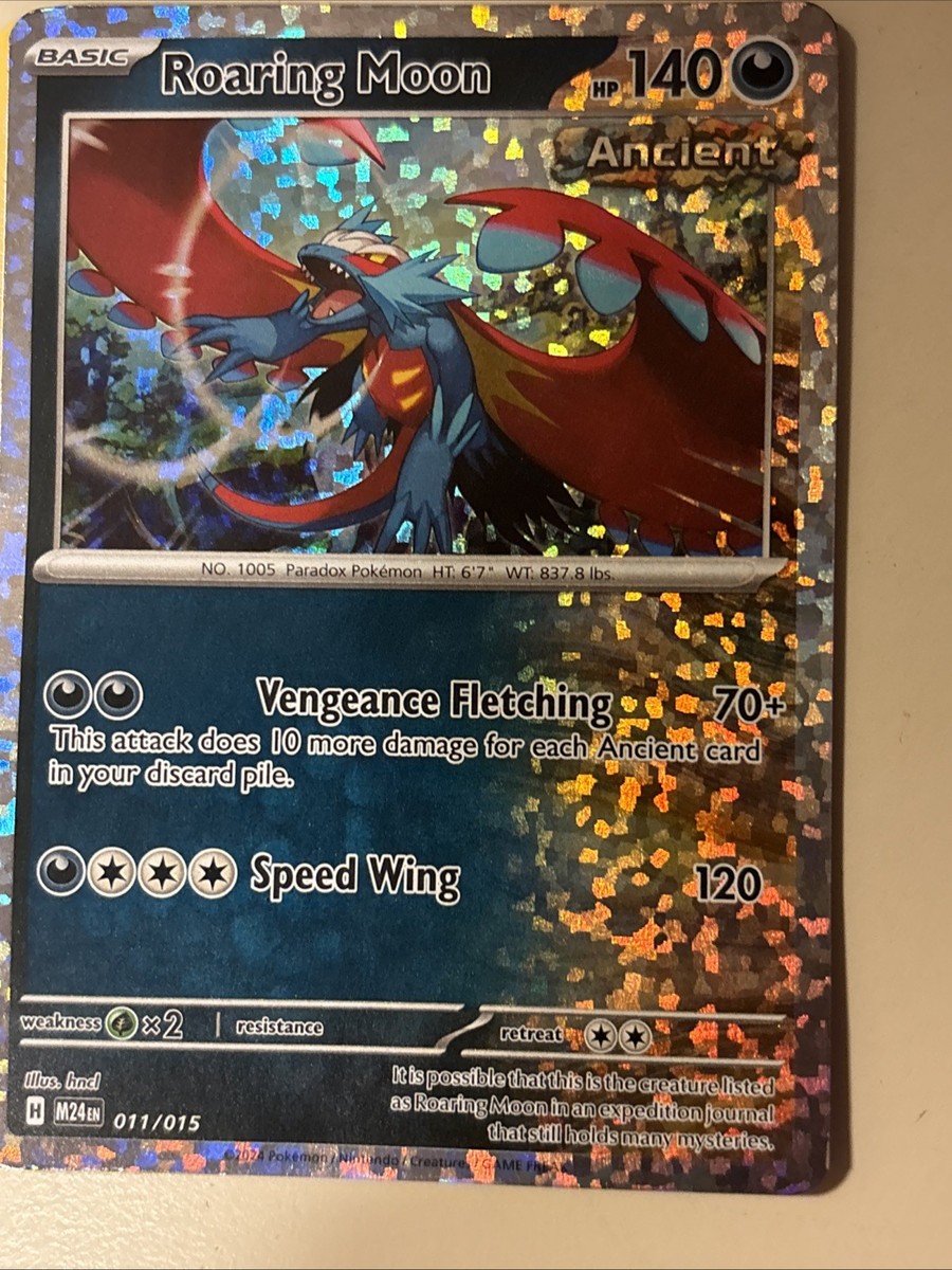 pokemon card roaring moon ancient Pokemon Roaring Moon Ancient Trading Card 011/015 ! Brand New