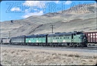 ZL-2562 Original Slide BN #820 F9A #703 F3B #839 F9B Freight Wishram WA 1979