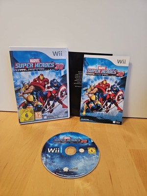 NINTENDO WII Marvel Super Heroes 3D Grandmasters Challenge OVP PAL Sehr Gut