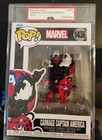 Funko Pop! Vinyl: Marvel - Graded 9.0 Sealed  Carnage Captain America #1436